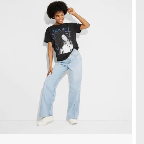 NWT Women's High-Rise
Wide Leg Baggy Jeans
-Wild Fable Light
Blue - Picture 3 of 4